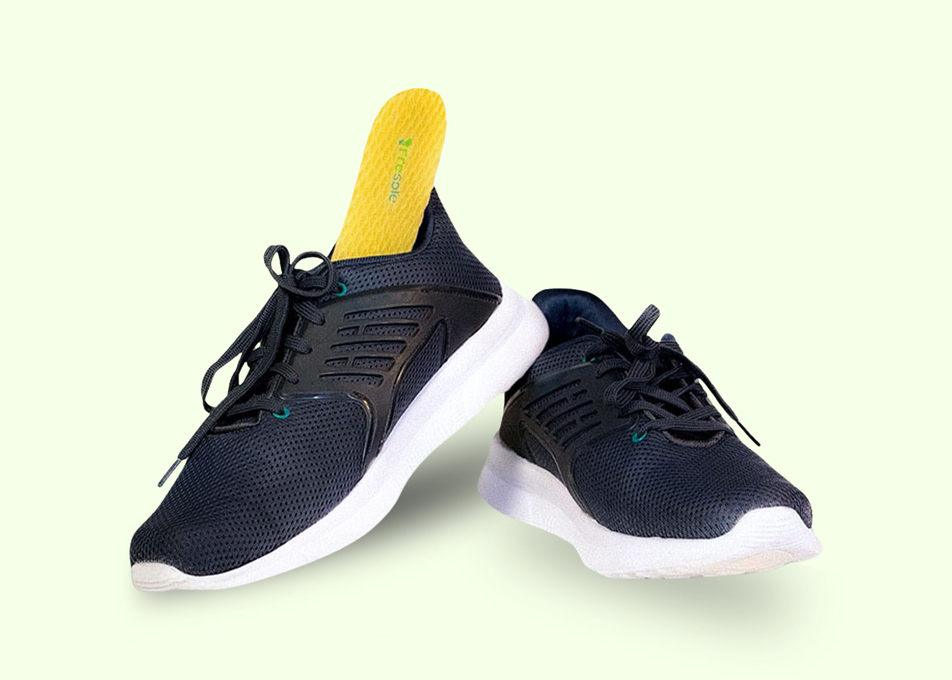 shoes-with-an-insole-sticking-out-of-it